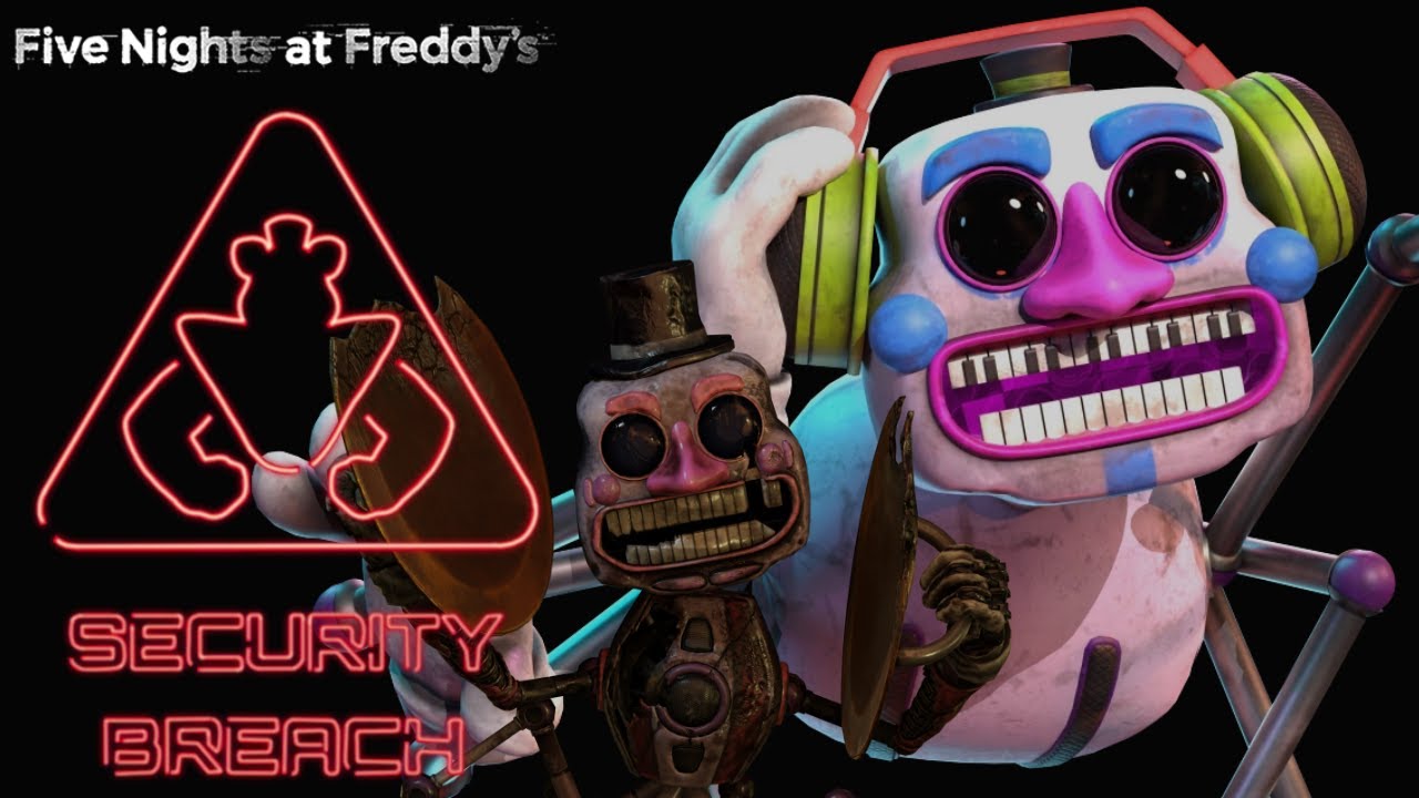 FNAF: Security Breach| Mini Music Man and DJ Music Man Voices
