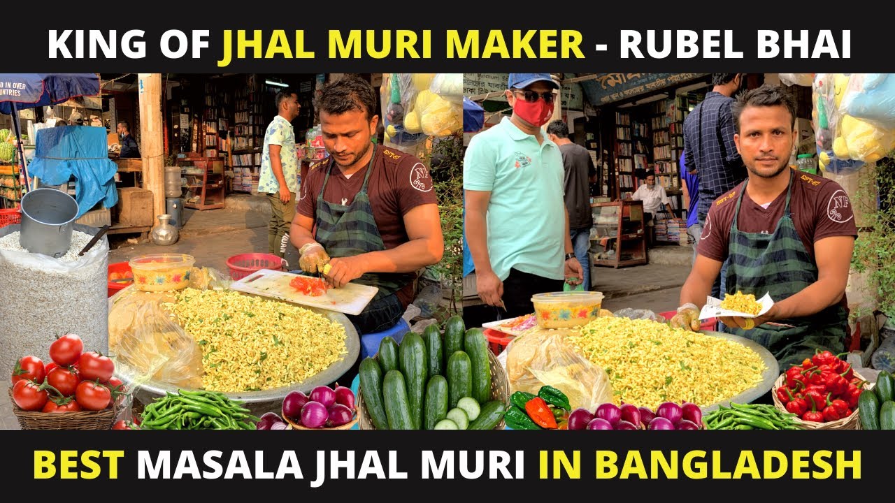 King of Jhal Muri Maker Rubel Bhai | Best Masala Jhal Muri in Bangladesh | Meta Media