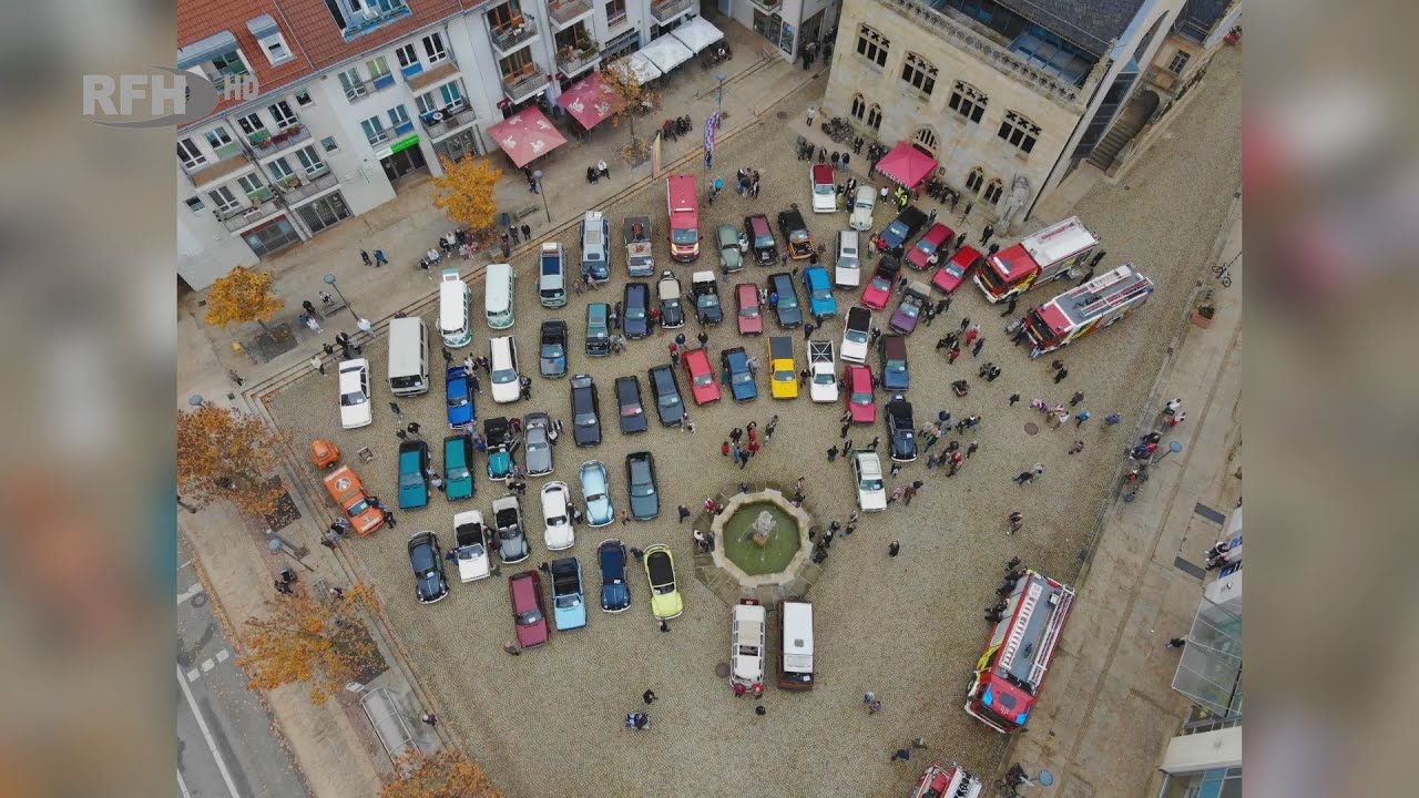 Halberstadt feiert doppeltes Jubiläum - 51 Oldtimer krönen Stadtwetten Erfolg - RFH aktuell
