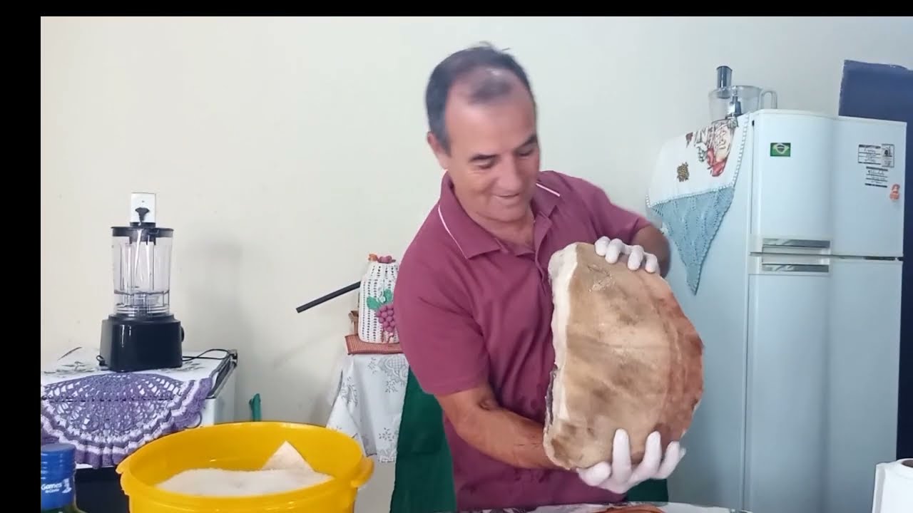 Como fazer um Jamon caseiro passo a passo 2 Etapa