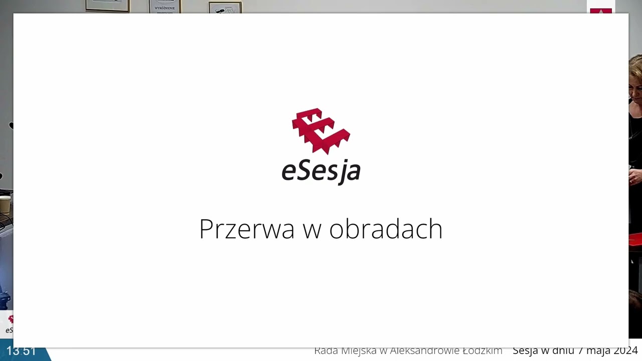 II sesja Rady Miejskiej w Aleksandrowie Łódzkim.