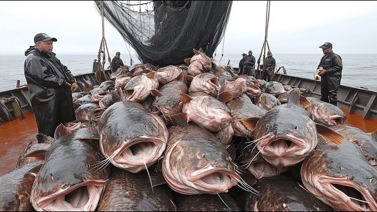 How Catfish Are Raised and Processed | Inside the Modern Catfish Farming Industry 🐟🏭