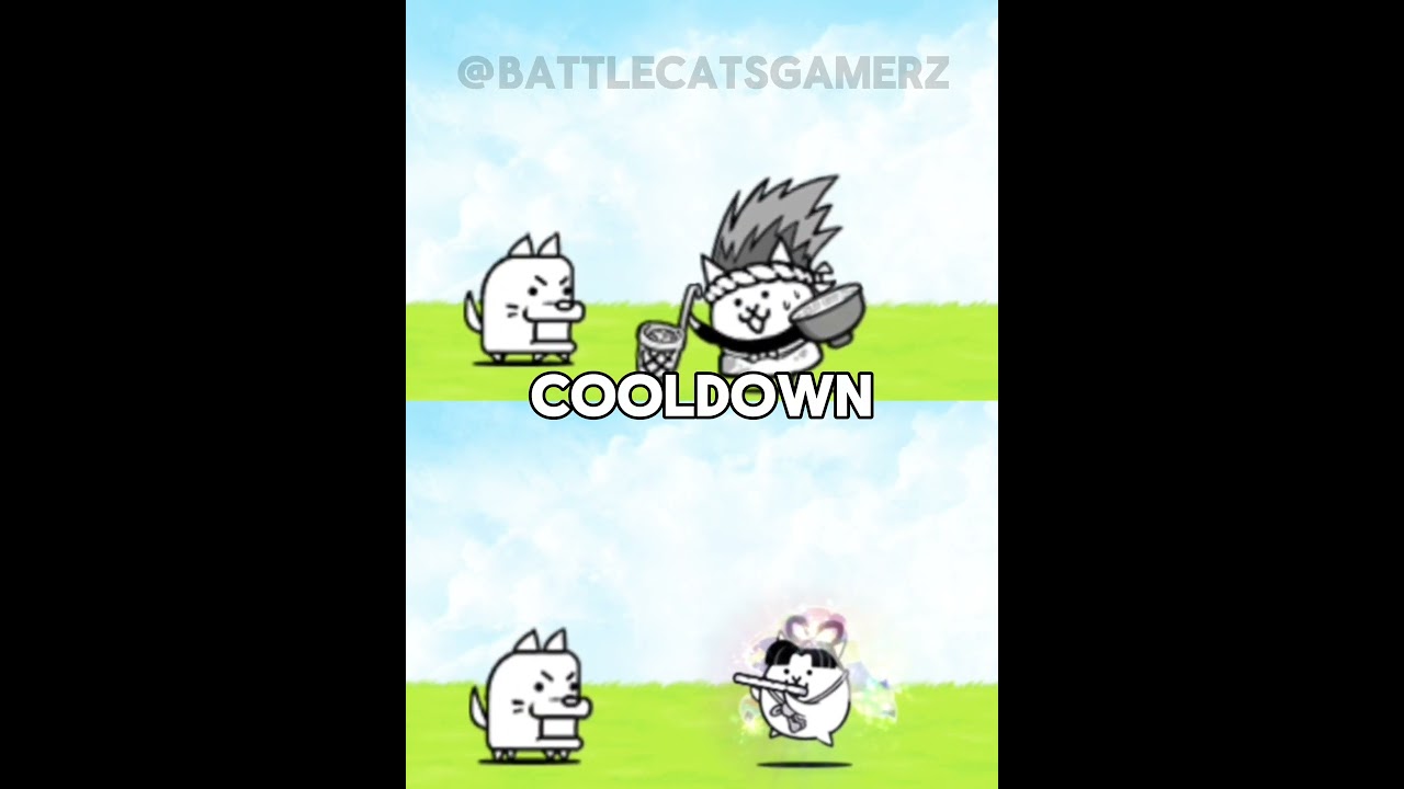 Ramen Cat VS Ushiwakamaru! #battlecats