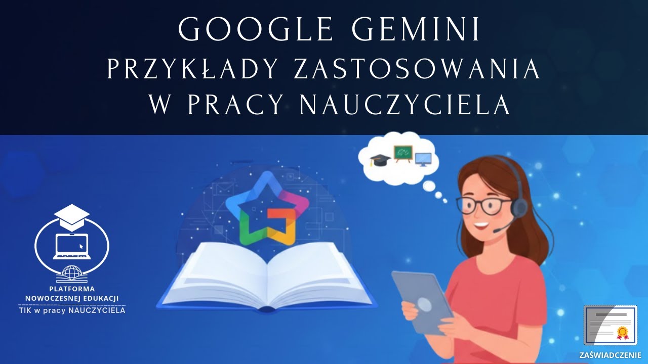 TIK w pracy NAUCZYCIELA #216. Google Gemini – przykłady zastosowania w pracy nauczyciela.