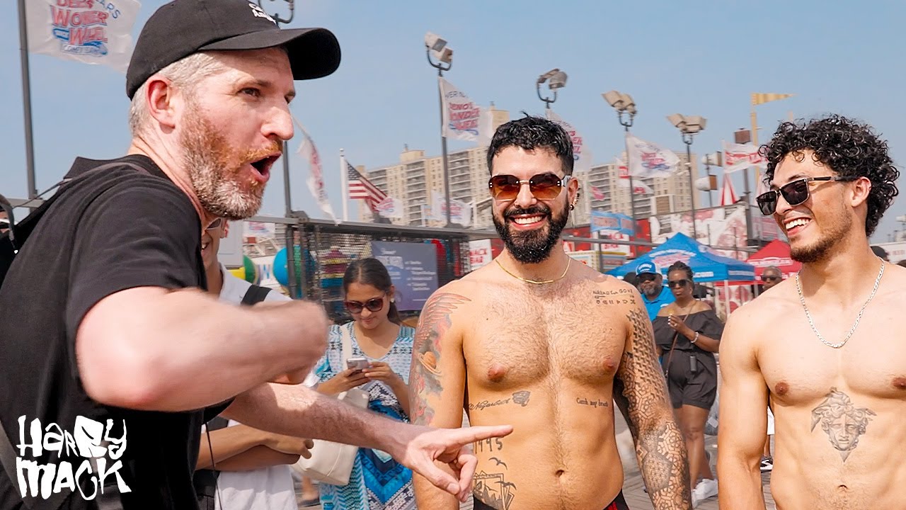 The Arepa Debate | Harry Mack Freestyle (Guerrilla Bars 66 in Coney Island)