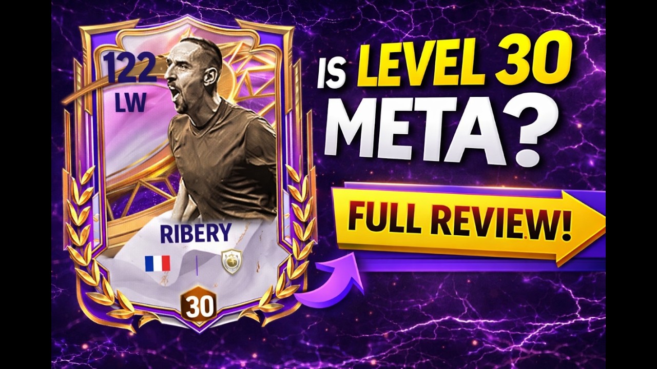 LEVEL 30 Ribéry is BROKEN?! 🥶 Rank 5 Full Review | FC Mobile