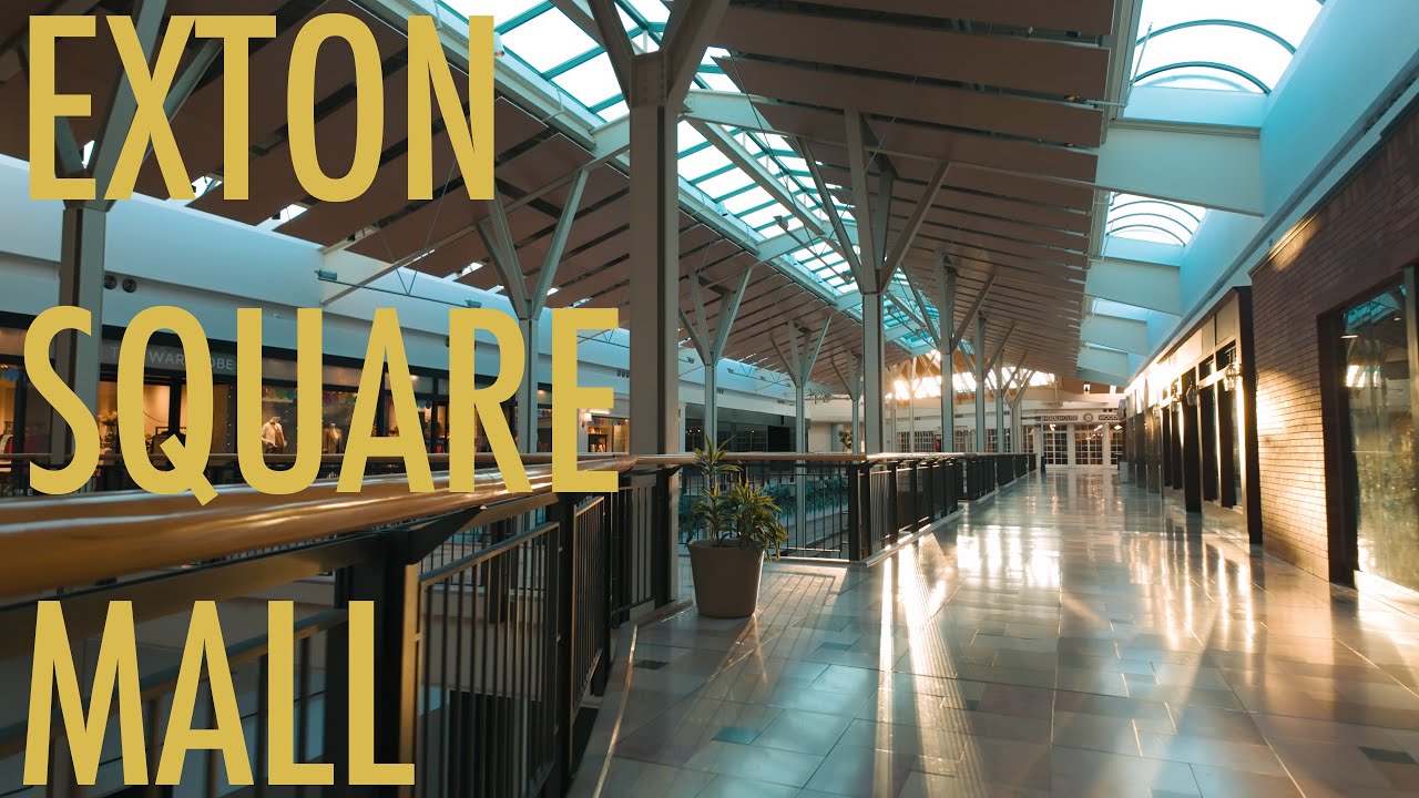 DEAD MALL: Exton Square Mall - Exton, Pennsylvania.  Golden Hour.