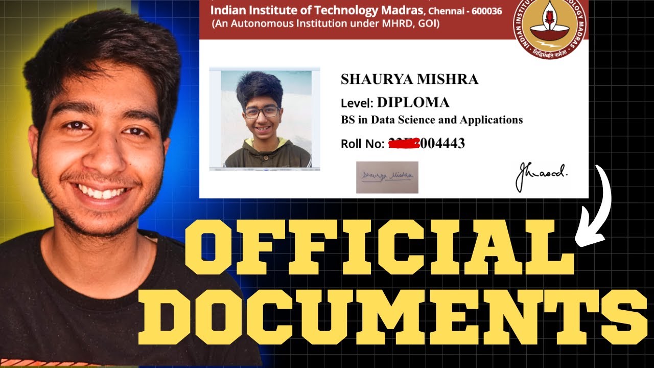 All the Documents You Will Get After Enrolling in IIT Madras BS!