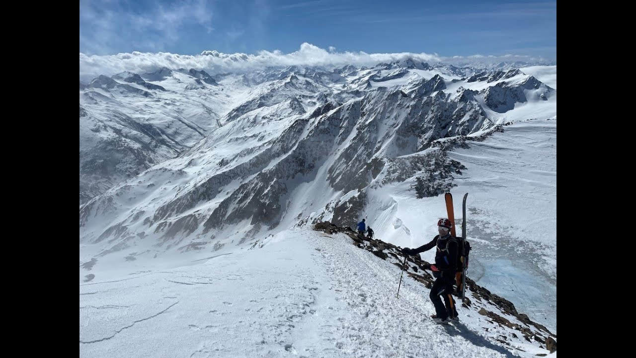 Wildspitze 3.768 m by fear means Skitour M&auml;rz 2023