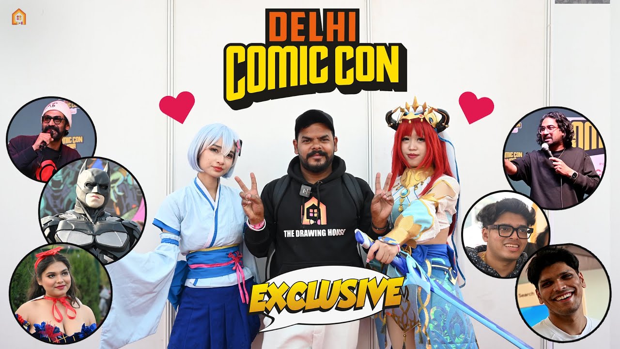 DELHI COMIC CON 2024 | Comic & Cosplayers #comicconindia @raviguptacomedy @Mythpat