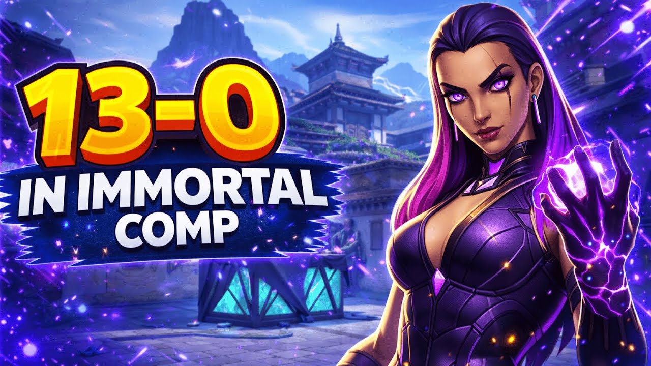 13-0 IN IMMORTAL COMP! #Valorant #valorantimmortal