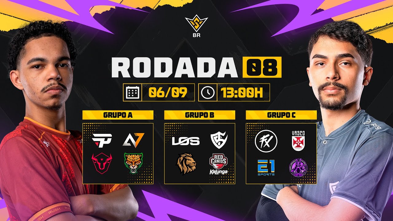 🚨 FFWS BR | SPLIT 2 🏆 RODADA 8 - GRUPOS A, B e C | FREE FIRE AO VIVO🚨 #freefire