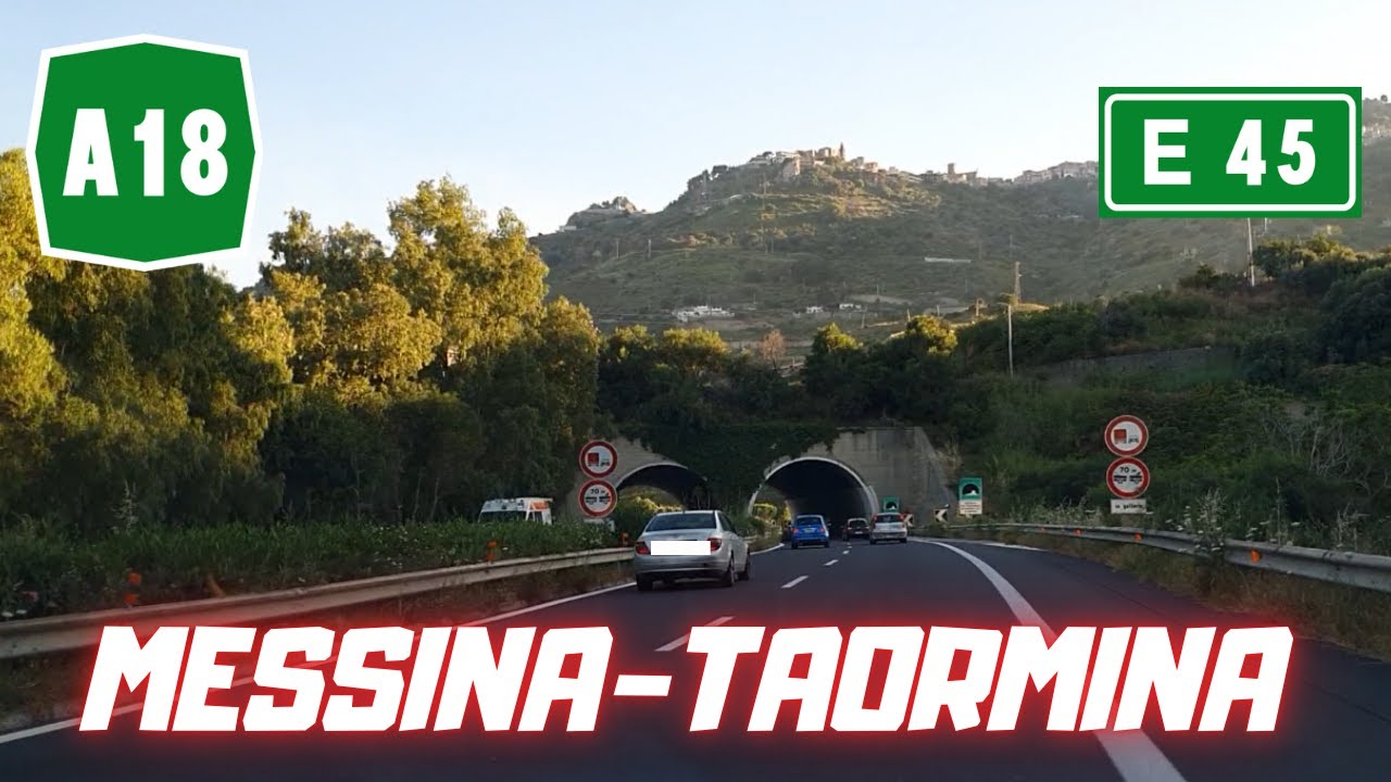 Autostrada A18 ME-CT: da MESSINA a TAORMINA passando per Roccalumera