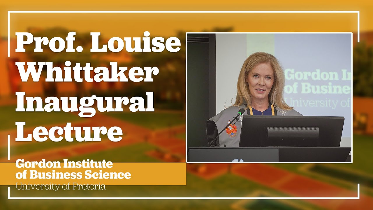 Prof. Louise Whittaker Inaugural Lecture