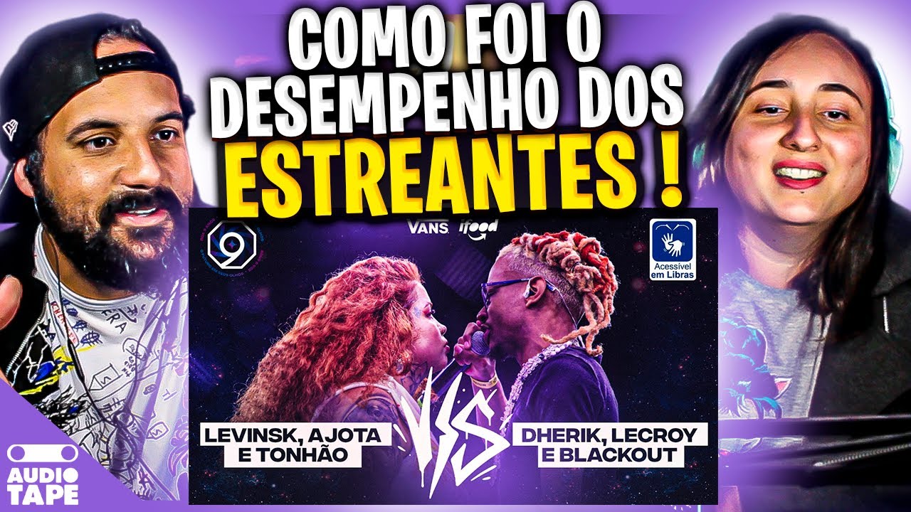 AJOTA, LEVINSK E TONHÃO X BLACKOUT, DHERIK. LECROY | BDA 9 ANOS | AUDIO TAPE REACT