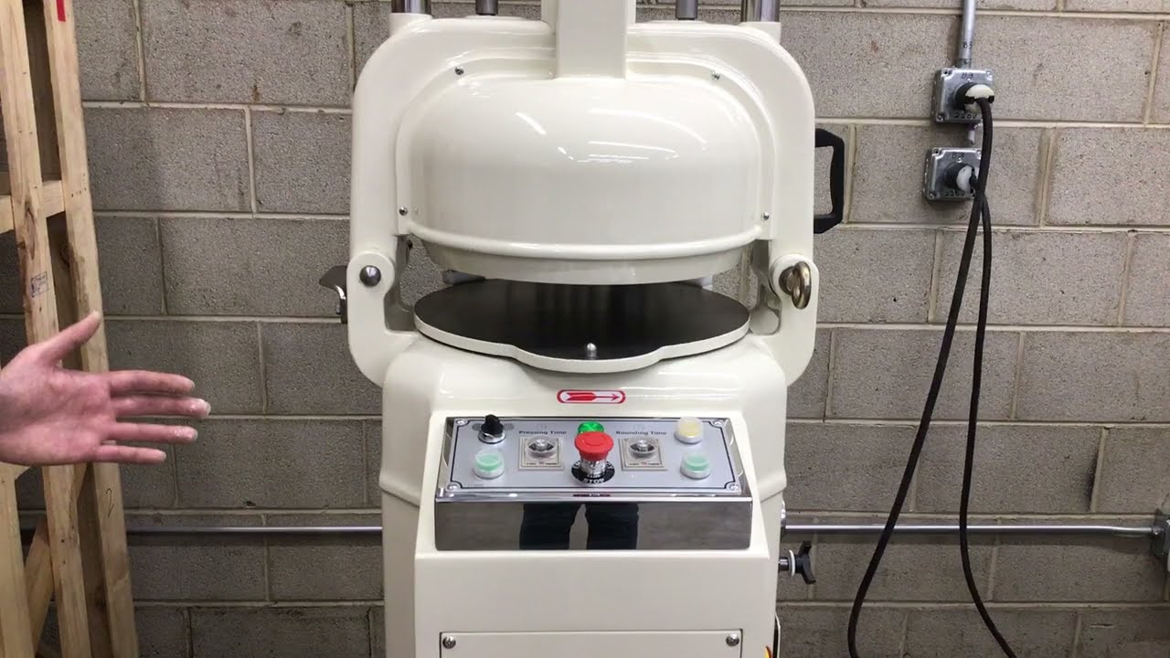 AE-DDE30RFA Fully Automatic Dough Divider Rounder Demonstration