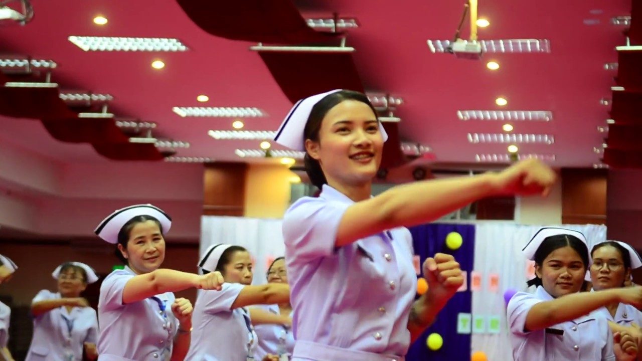 รักบ่าวอีสานใต้ โรงพยาบาลสุรินทร์ชวนออกกำลังกาย