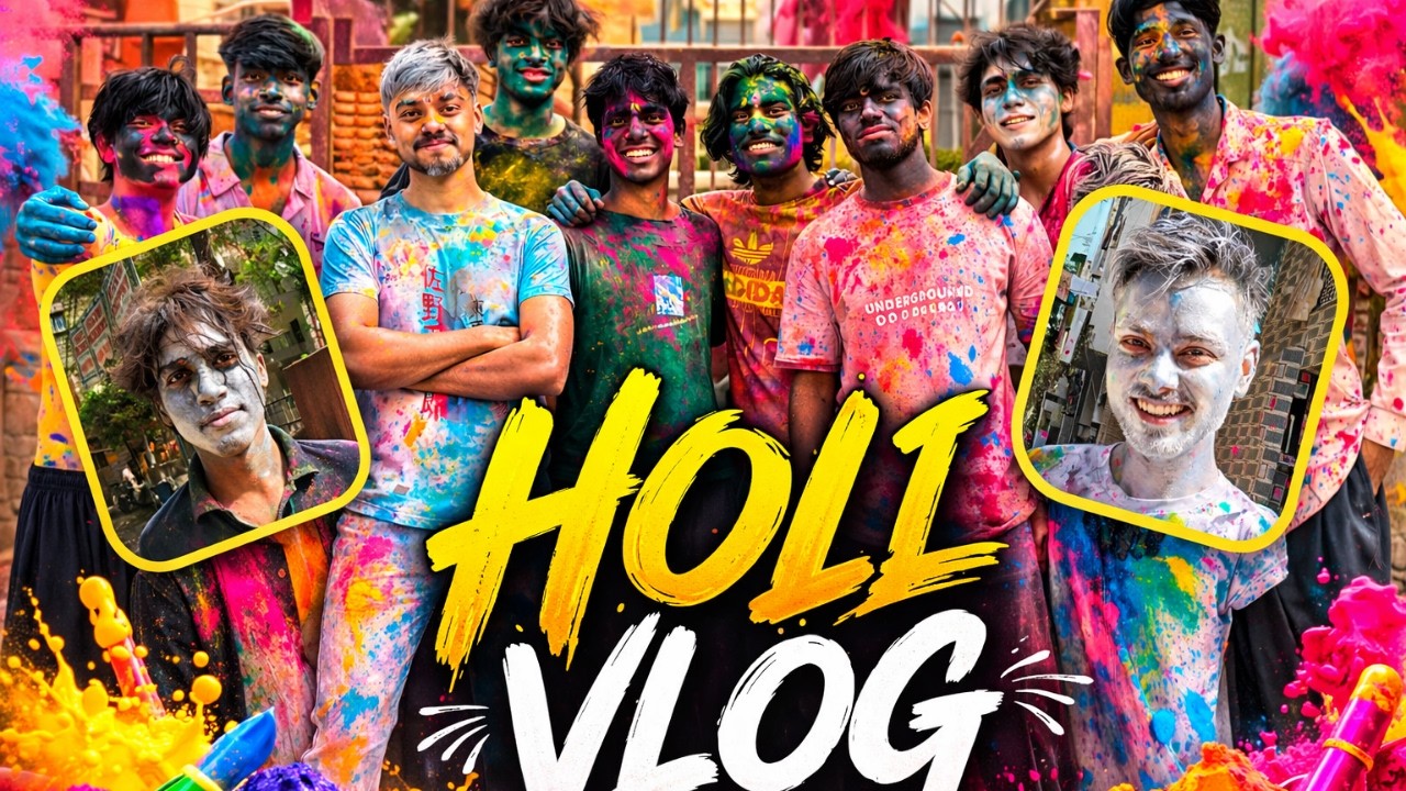 Holi 2026 Vlog | Doston Ke Saath Sabse Crazy Holi 😱🎨