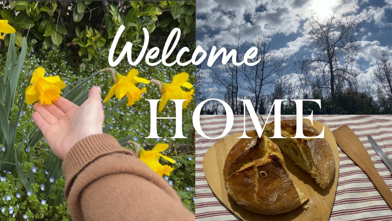 🌷 COME TROVARE SERENITA' NEI GESTI SEMPLICI DI TUTTI I GIORNI | Cucino il pane in casa| Welcome Home