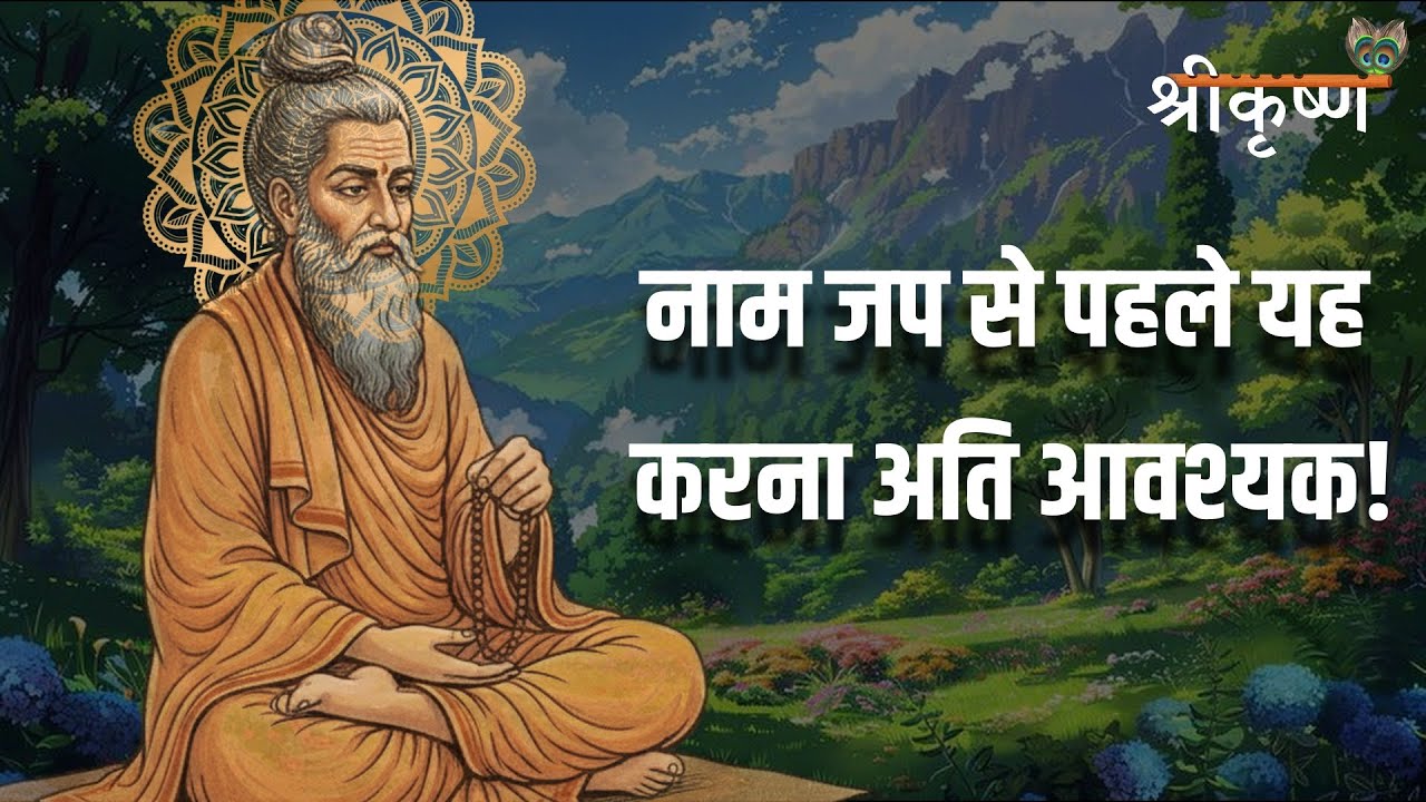 👉🏻नाम जप से पहले यह करना अति आवश्यक! 💯| Shree Krishna #youtube #motivation #krishna