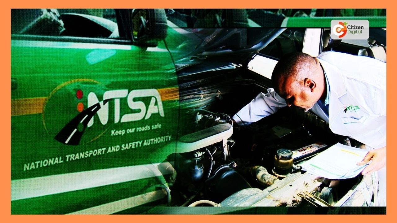 Inside NTSA car inspection centre