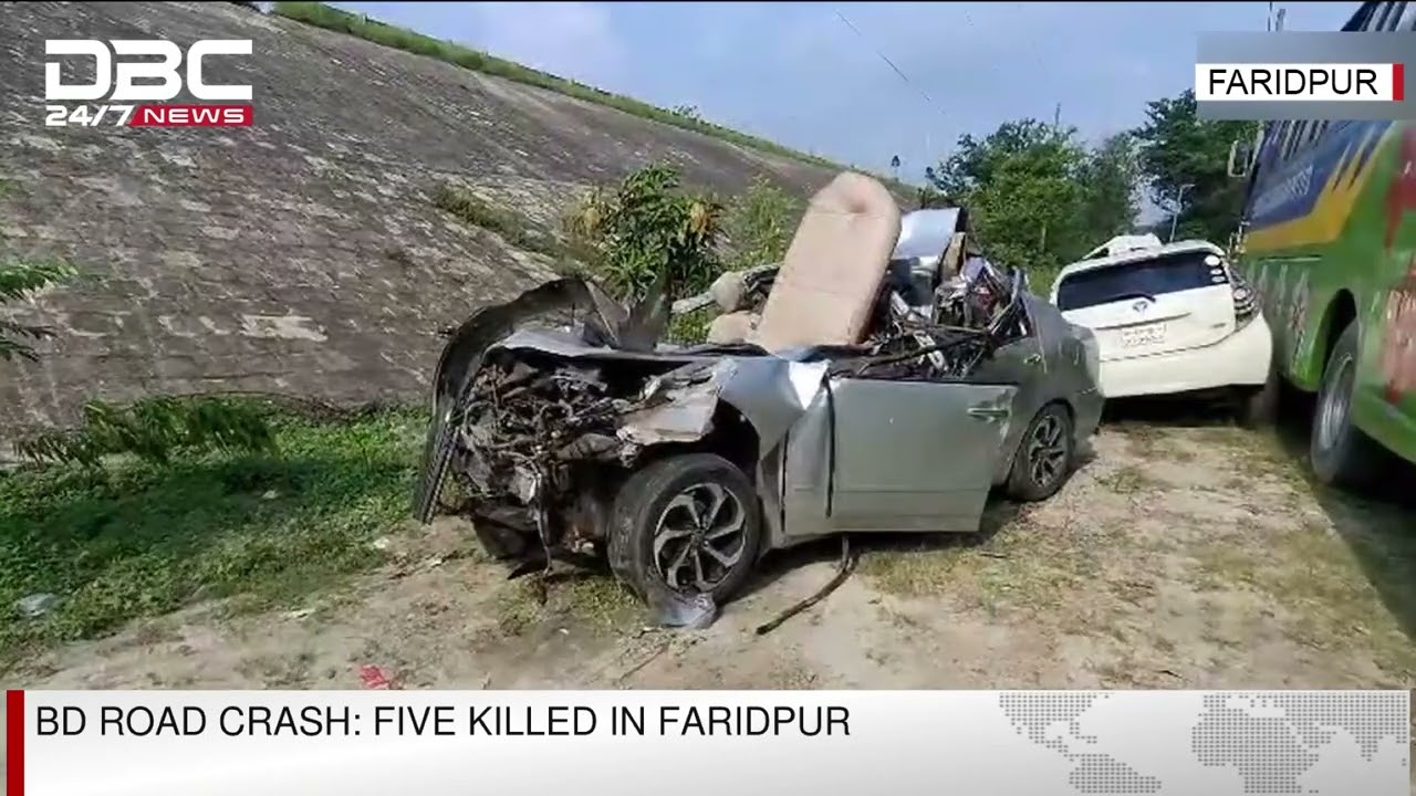 BD Road crash five killed in Faridpur | DBC NEWS