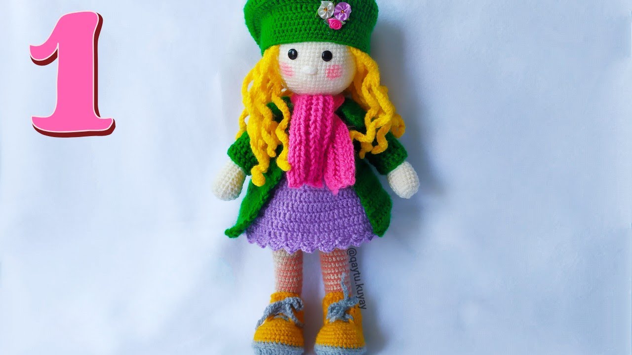 #AMIGURUMI * MUÑECA KUYAY - TEJIDO A CROCHET vídeo 1