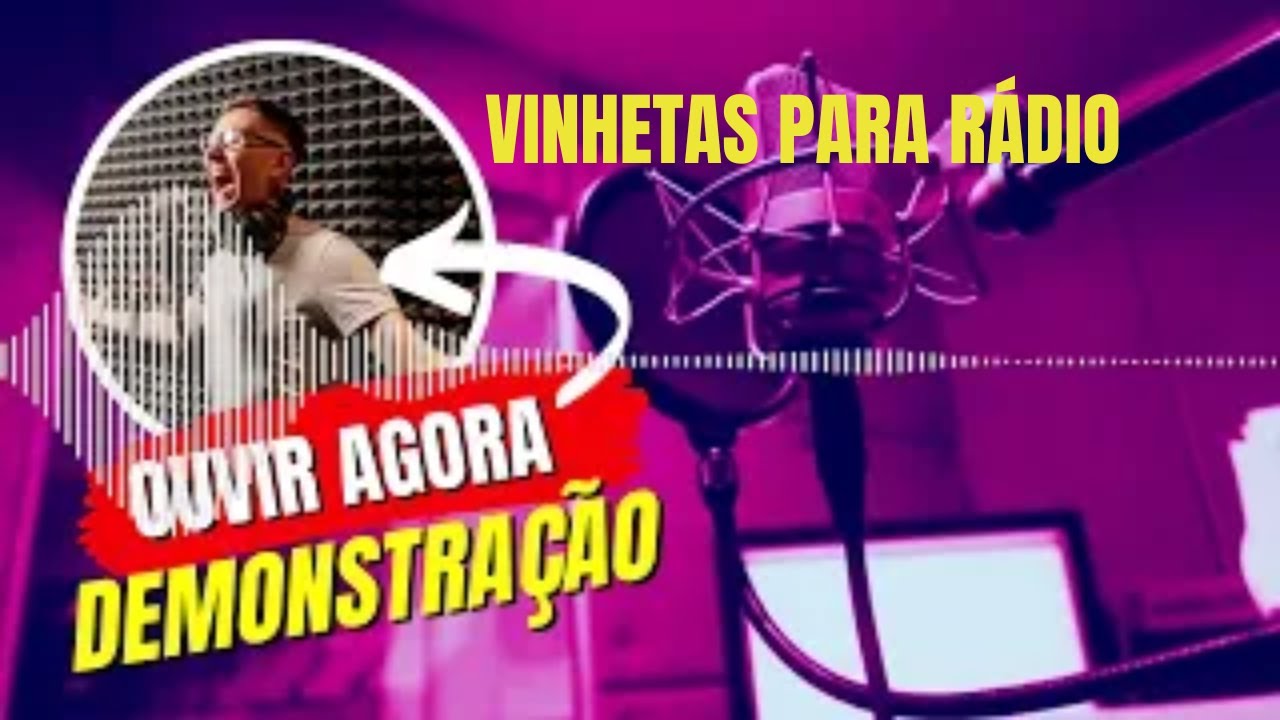 VINHETAS PARA WEB RÁDIO | VINHETAS PARA RÁDIO
