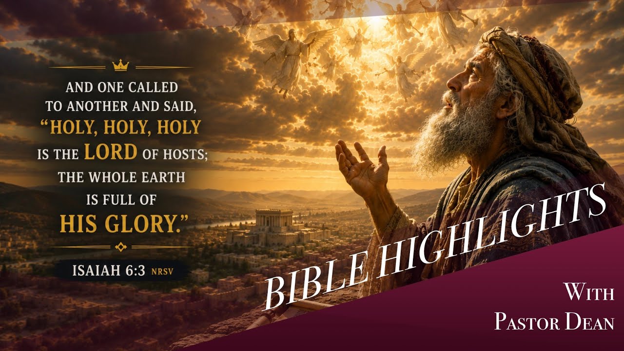 ‘HOLY, HOLY, HOLY” - BIBLE HIGHLIGHTS with PASTOR DEAN - ONLINE WEEKLY BIBLE STUDY