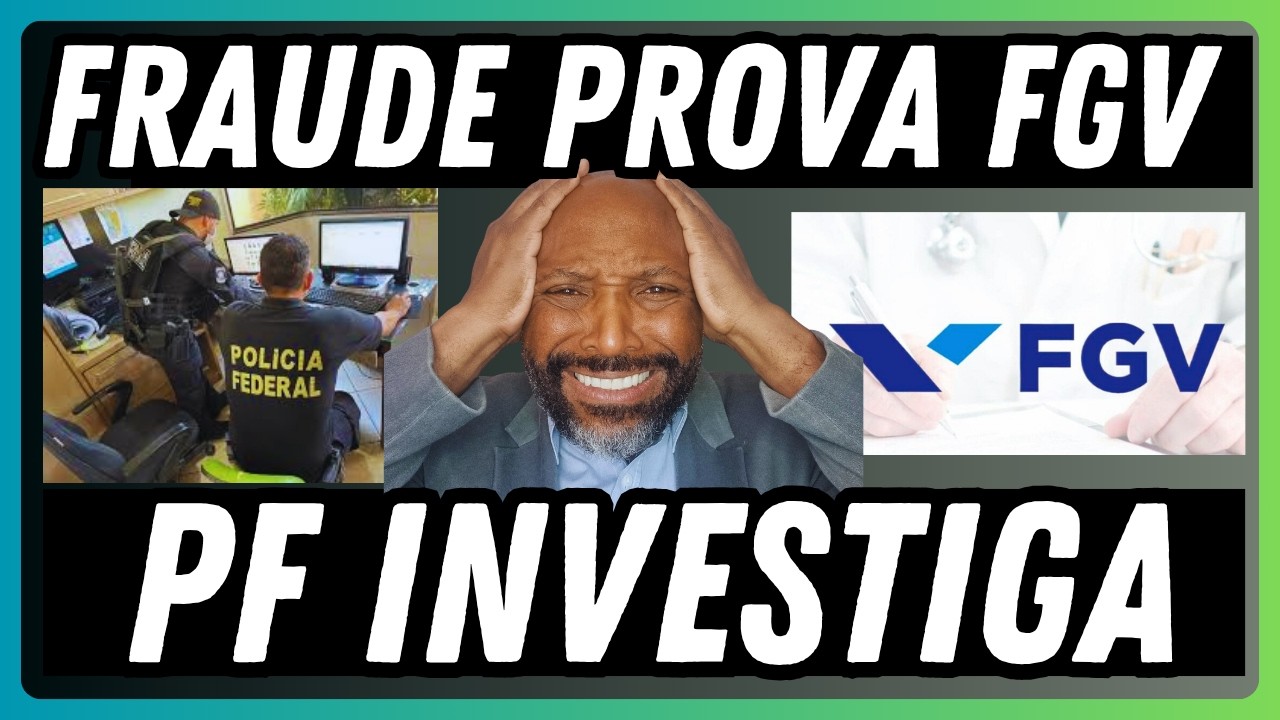 😱 Mais uma FRAUDE DESCOBERTA E INVESTIGADA pela POL&Iacute;CIA FEDERAL | prova valia R$ 140 MIL💸