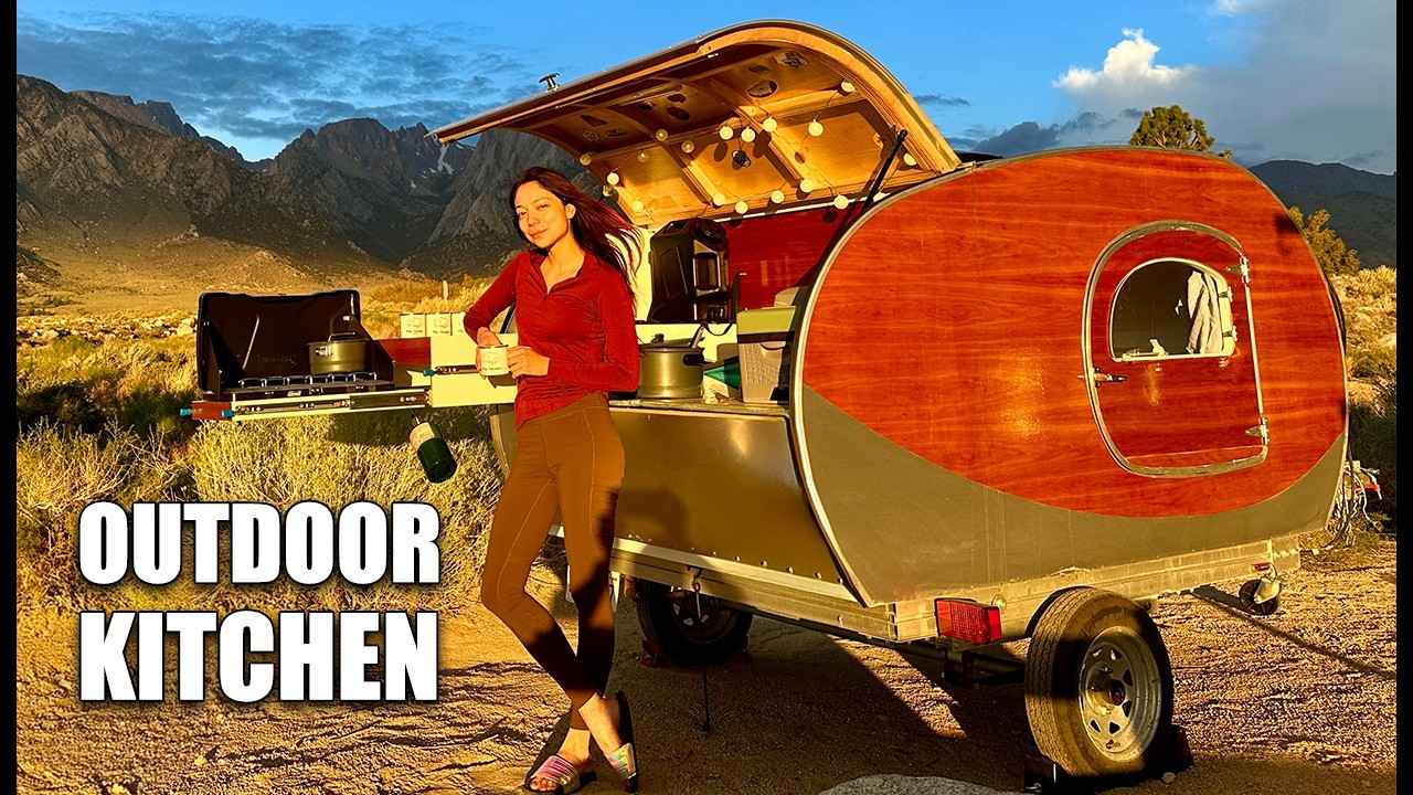 The Ultimate OUTDOOR KITCHEN on Wheels!