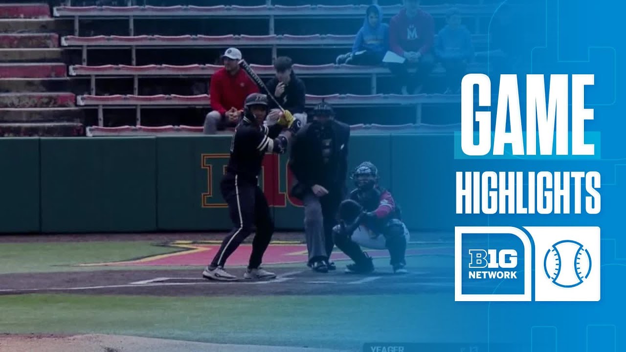 Purdue at Maryland | HIGHLIGHTS | Big Ten Baseball | 03/15/2026