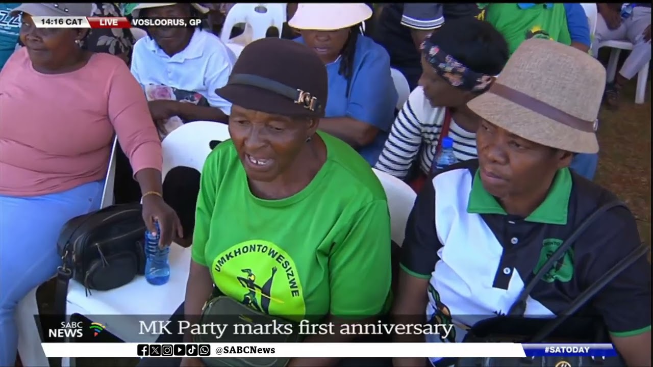 MK Party Rally | Supporters react to the rally taking place in Ekurhuleni