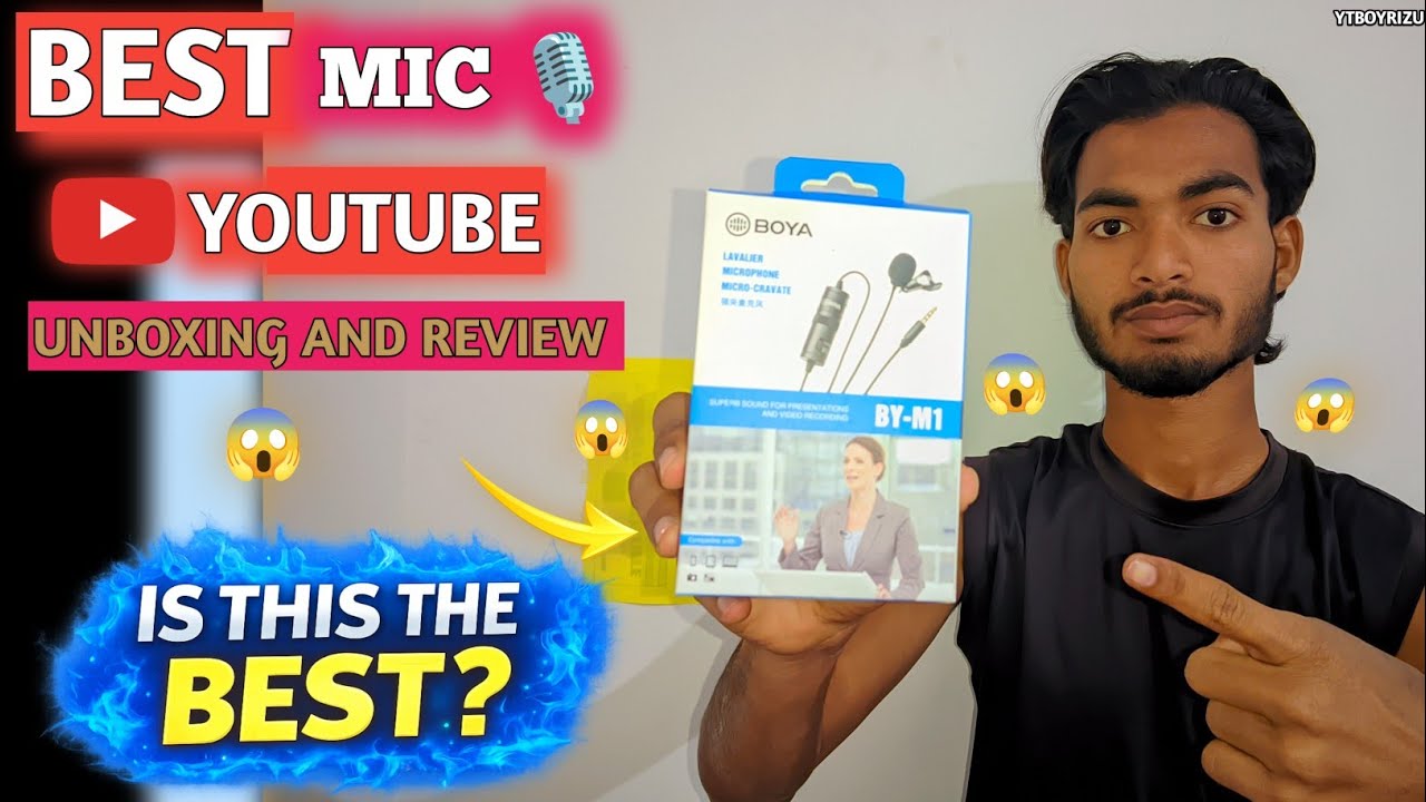 BEST MIC FOR YOUTUBE | UNDER 1000 MIC 😱 | Budget Mic | BOYA BY M1 | Ytboyrizu