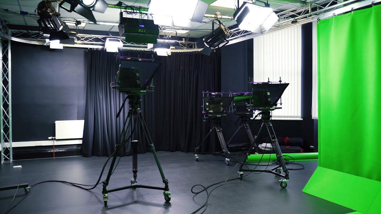 Into the broadcasting studio