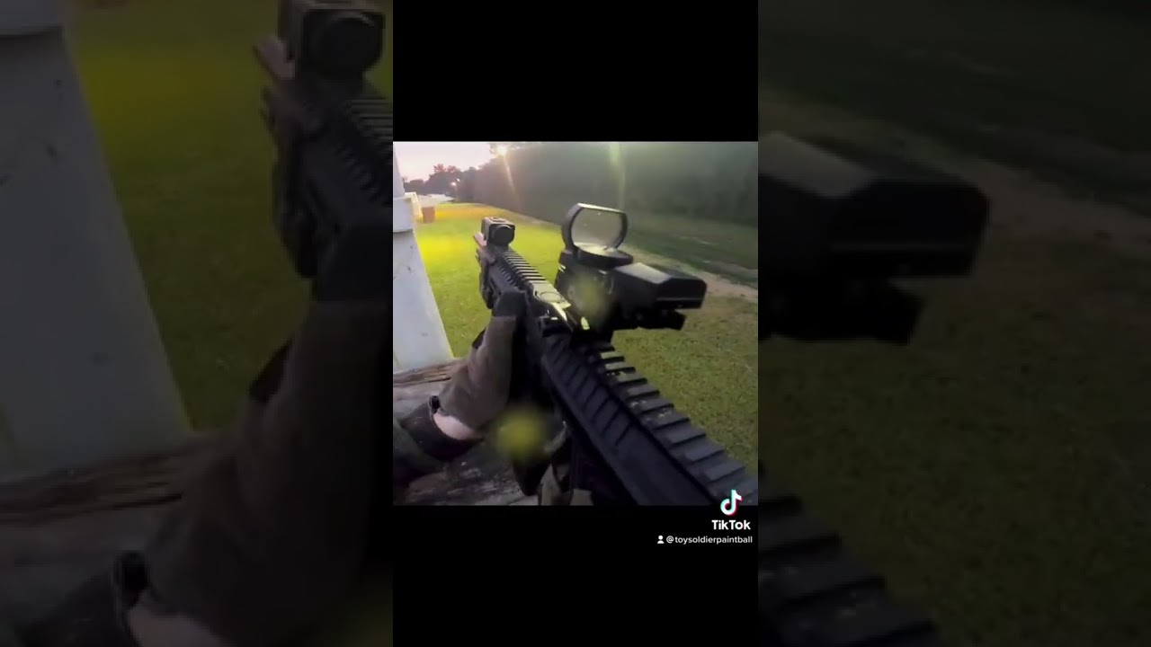 Paintball Short #3! #magfed #paintball jam mid game!