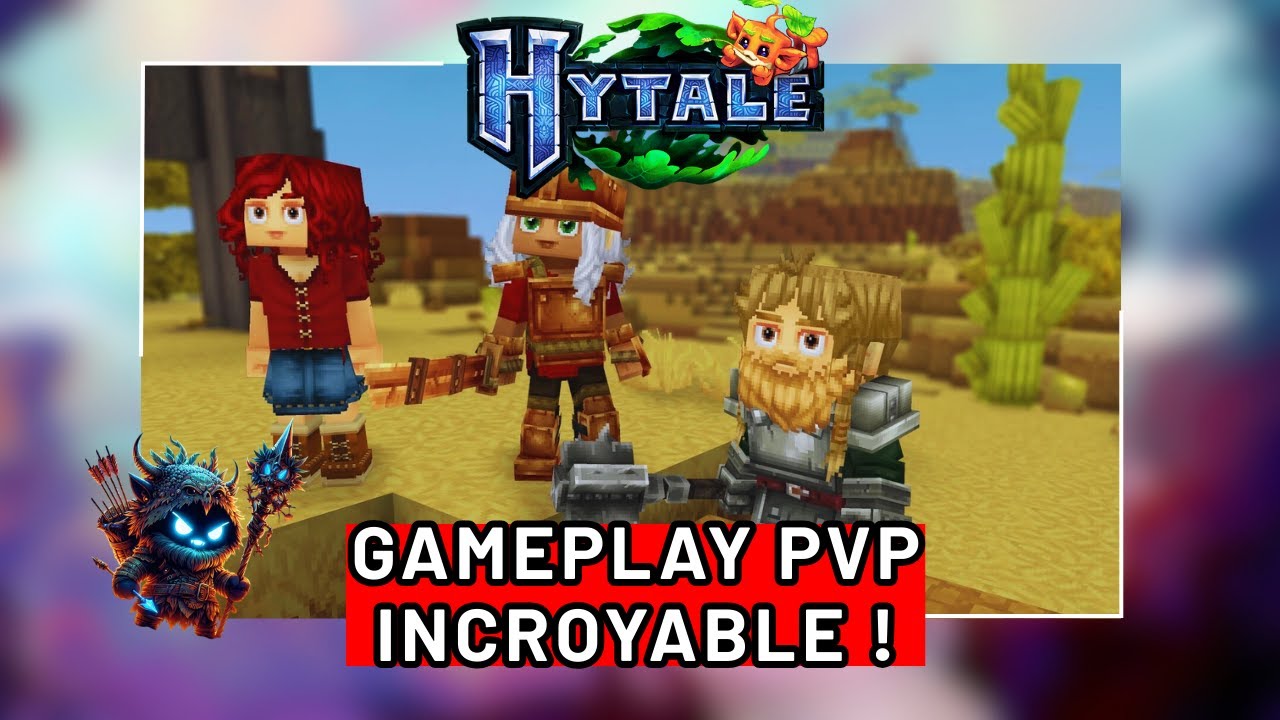 HYTALE | NOUVEAU GAMEPLAY PVP AVEC DES INFOS