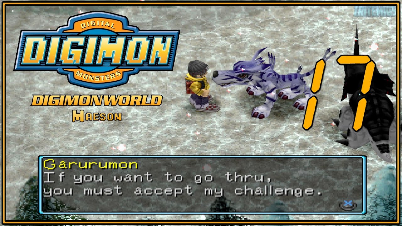 Digimon World Maeson #17 - Airdramon & Garurumon Recruitment - (No Commentary)