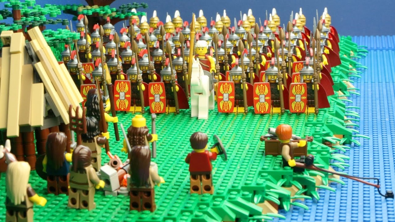 Lego veldslag Julius Caesar in Kessel Nederland