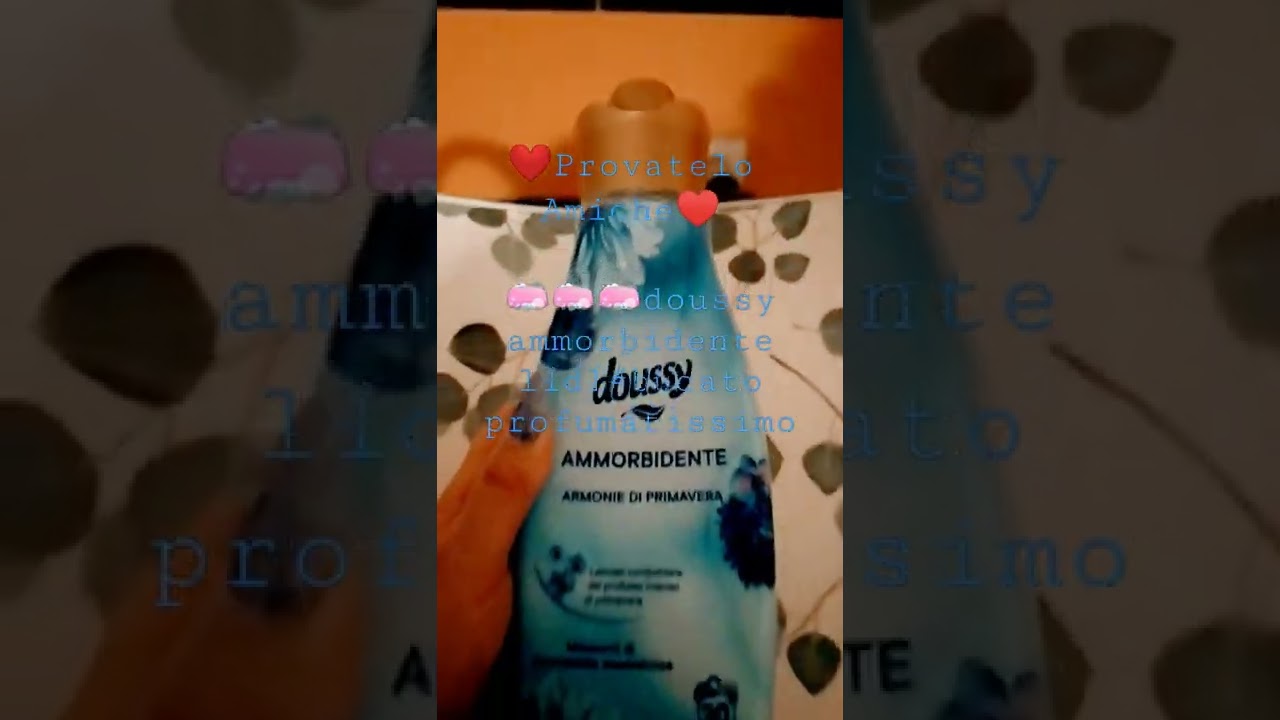 Novit&agrave; ammorbidente 🔝per il mio bucato 🧼🧼🧼