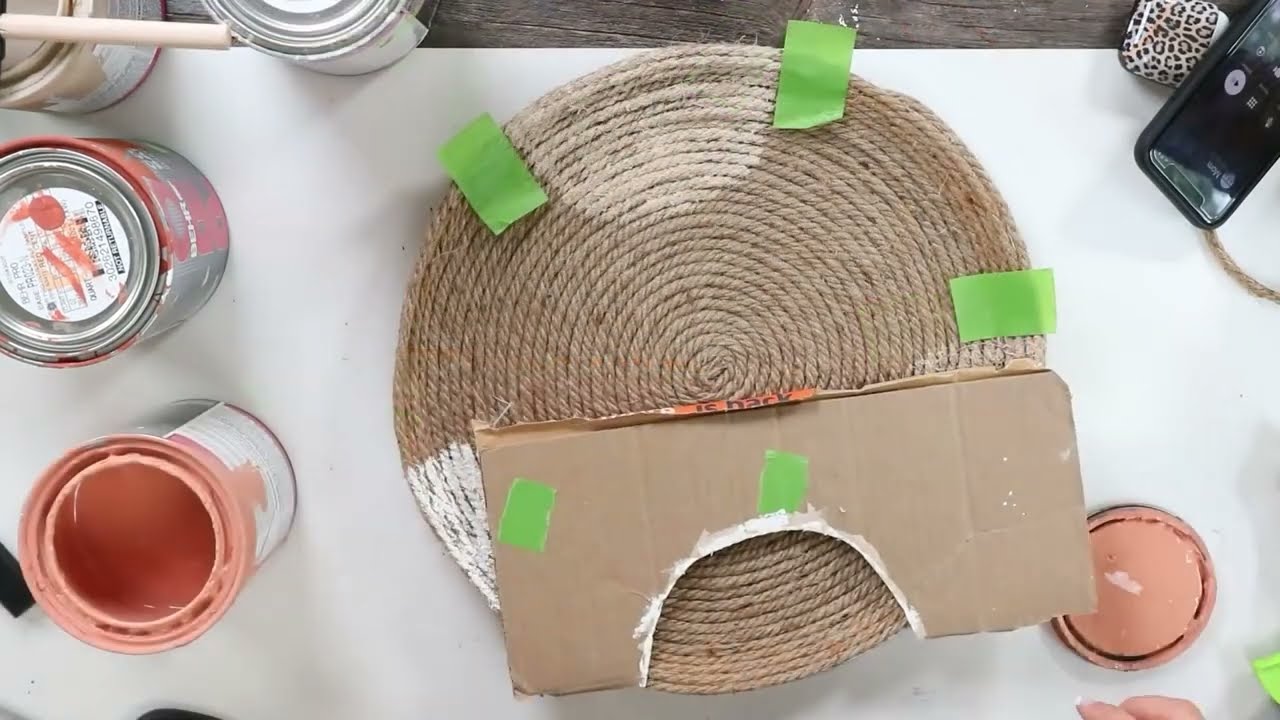 Rope Tray DIY That is PERFECT For Fall!