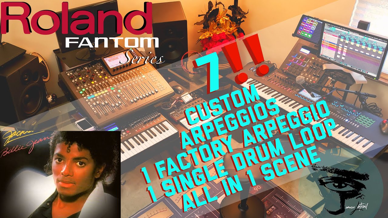 Roland Fantom: 7 Custom Arpeggios : Part 1