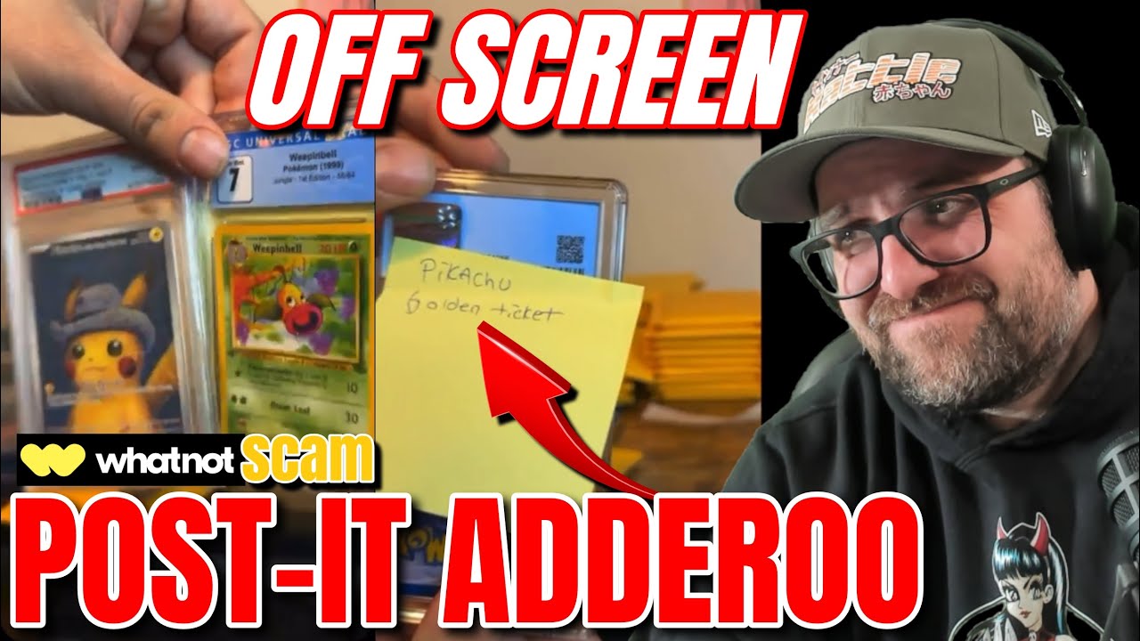 Whatnot SCAMMER RIGS Golden Ticket So His Friend Wins - pokemonfanbry & sidewaysvet87