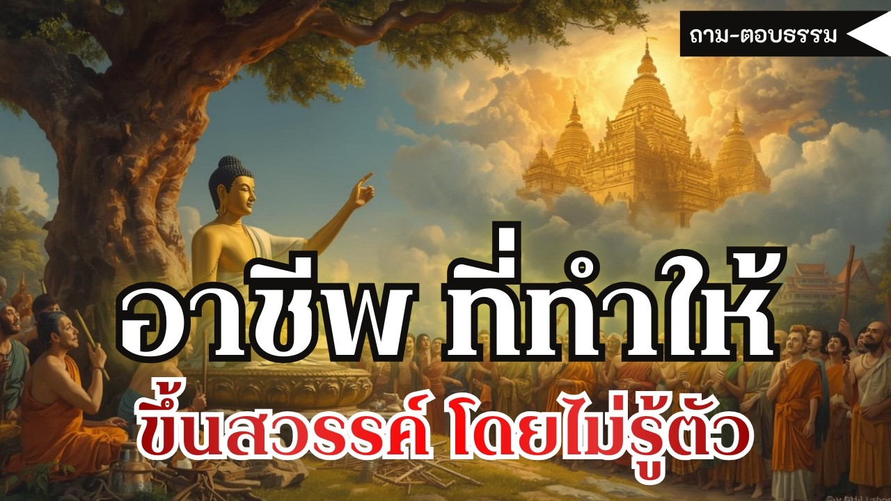 อาชีพอะไรทำแล้วขึ้นสวรรค์ มีอาชีพอะไรบ้าง แล้วต้องทำอย่างไร? l ถามตอบธรรมะ กับพระพุทธเจ้า