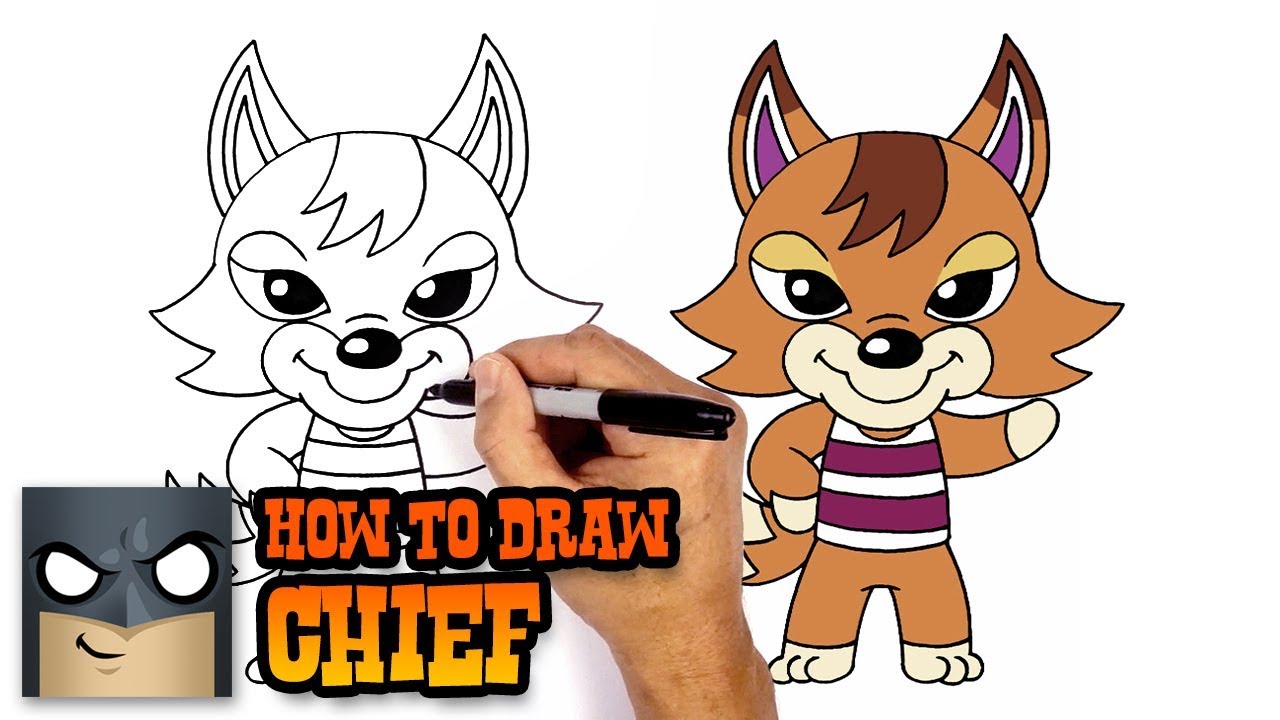 How to Draw Chief | Animal Crossing