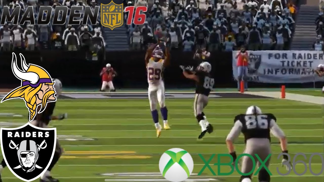 Madden 16 Week 10: Minnesota Vikings VS Oakland Raiders [2024]