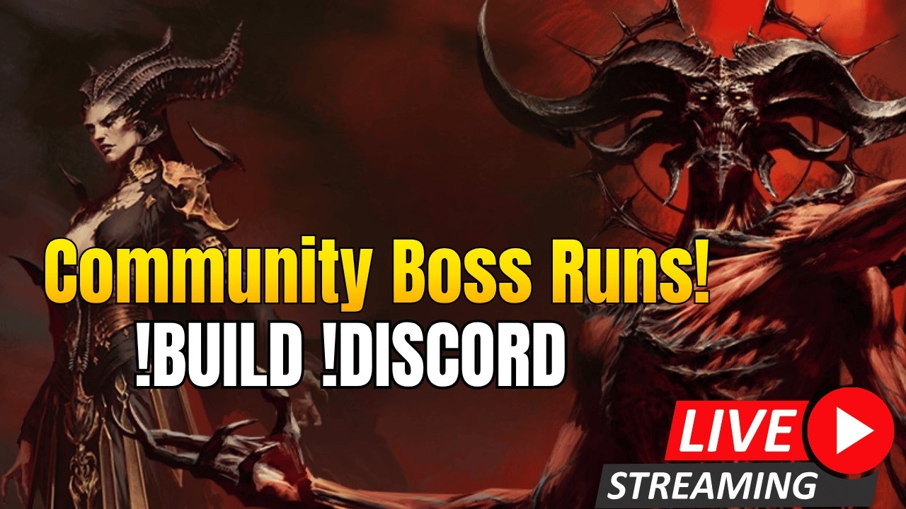 Community Boss Runs | !Build !Discord | #Diablo4 #Diablopartner