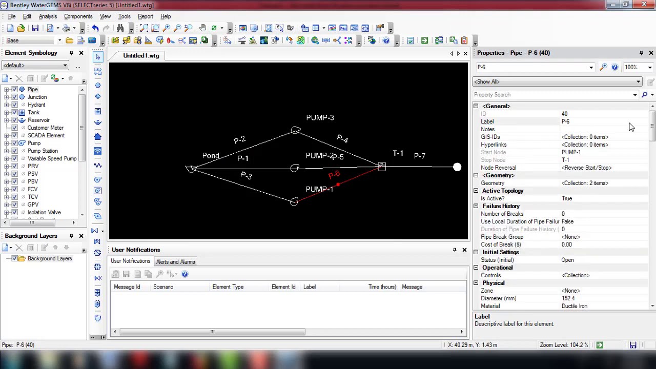 BENTLEY WaterGEMS - Introductory Tutorial No.1