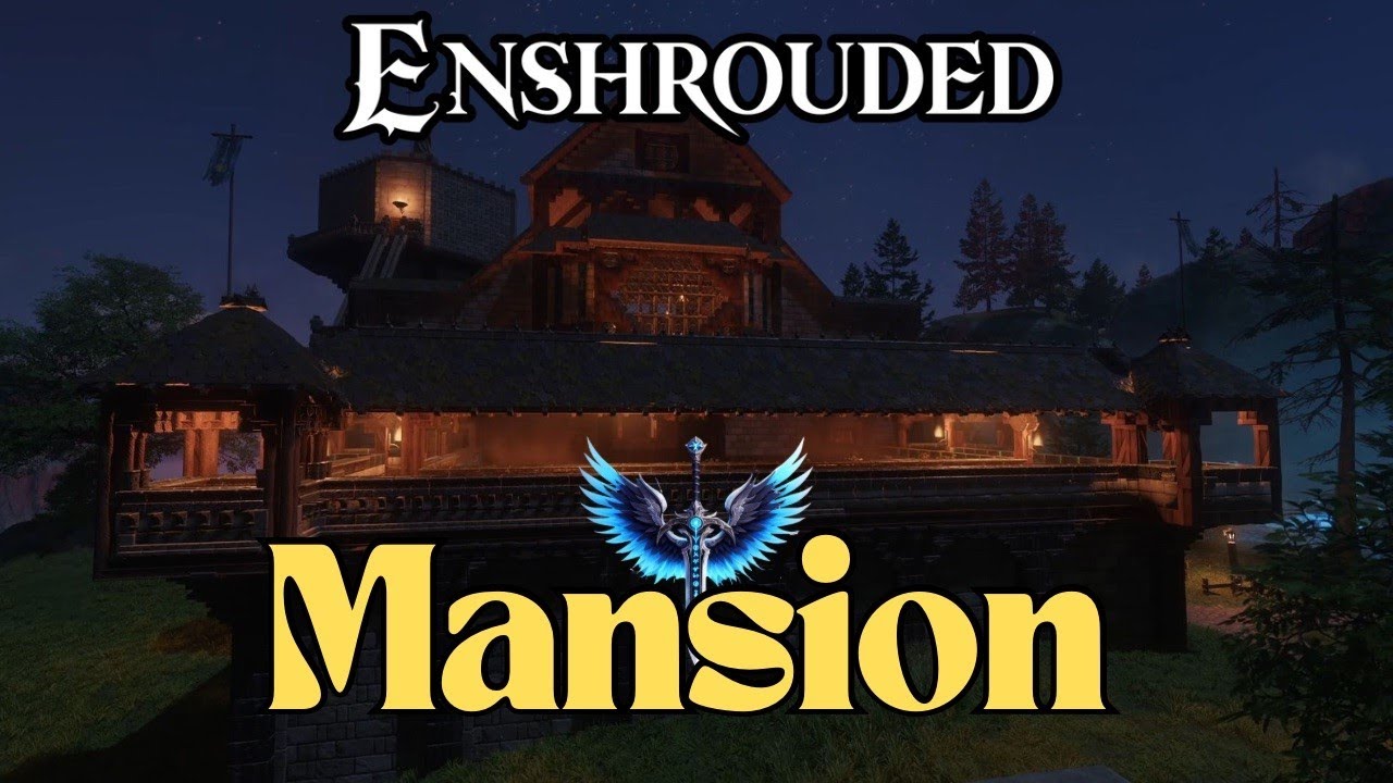 Enshrouded's Building System Showcase - Mansion Full Build Timelapse