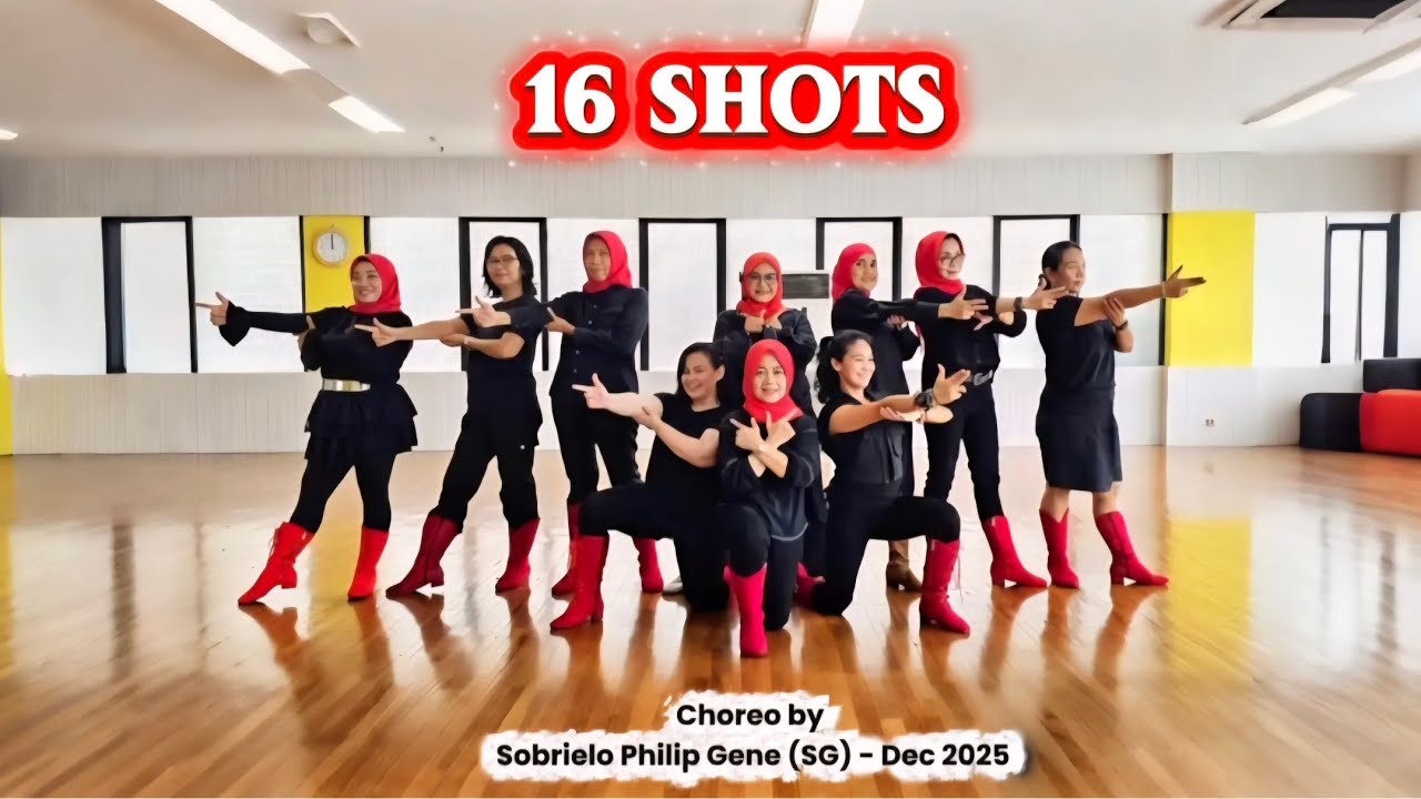 16 Shots linedance || Sobriello Philip(SG)Dec2025|| intermediate || Mahits